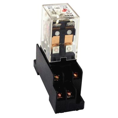 China Mini 10A 12V 24V 220V 8pin LY2 power epoxy electromagnetic general purpose relay for sale