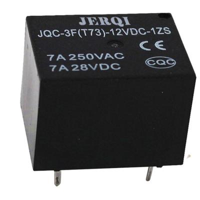 China Other contact 7A 10A 15A 5V 12V 24V 4pin 5pin Silver Electromagnetic Miniature Relay JQX-3F Sugar Cube Relay for sale