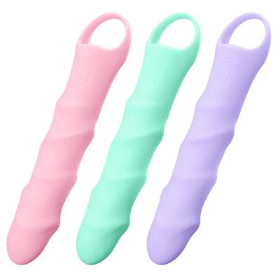 China Full Silicone Covered Full Silicone Covered G Spot Vibrator Sex Toy For Women Clitoral Vibration Stimulator 10 Rechargeable Dildo Vibrator for sale