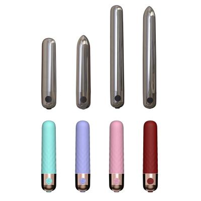 China 10 Frequency Silicone+ABS USB Rechargeable Sex Toys Men Classic Stainless Anal Slim Bullet Sex Vibrator for sale