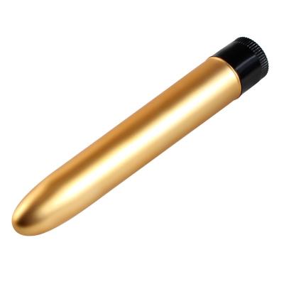 China Waterproof and Multispeed Vibration 7 Inch Long Bullet Vibrator Power Vibe Silver Gold Multispeed Adult Sex Toys for Women for sale