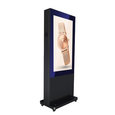 China Outdoor Outdoor Floor Stand 32 Inch Kiosk LCD Touch Advertising Screens Player Monitors Digital Signage Displays for sale