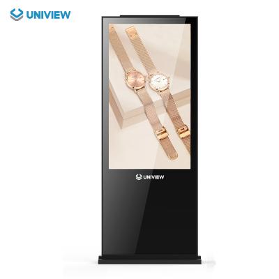 China Advertising Display Indoor Floor Stand Advertising Players Digital Signage LCD Display Module Lights Poster Display Kiosk Totem for sale