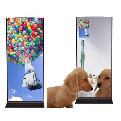 China Indoor Magic Board Menu Retial Store Advertising Display Mirror Digital Signage and Displays LCD Monitors Kiosk Photobooth Totem for sale