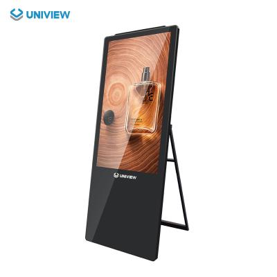 China Indoor Indoor Portable Kiosk Digital Signage And Displays LCD Monitors Screen Electronic Signs Panel Mobile Display Portable Monitor for sale