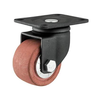 China 2/2.5/3 Inch Rigid Low Weight Heavy Duty 500KG Casters With High Temperature Resistance Black Wheel for sale