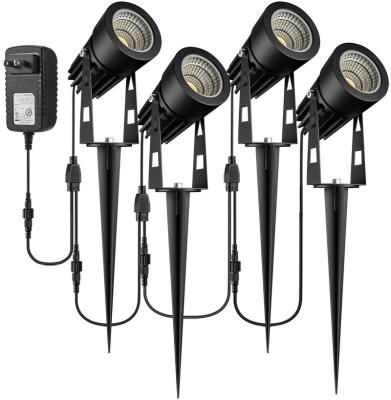 China Garden LED Spotlights with Transformer Outdoor Landscape Spotlights for House, Yard, Lawn, Tree, Pool for sale