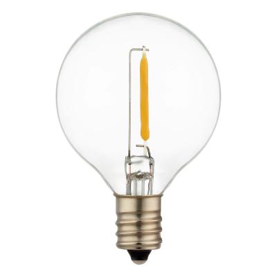 China Hotel G40 dimmable bulb 5w E12 filament nostalgic led bulb for all led lamp factory OEM/ODM for sale