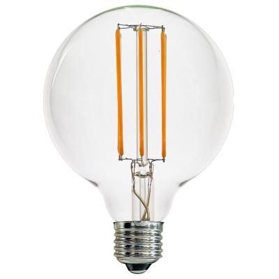 China Hot Selling G95 Clear and Opal Smart Hotel Led Globe Bulb Accepted Customize Led Filament Bulb Cover Base for sale