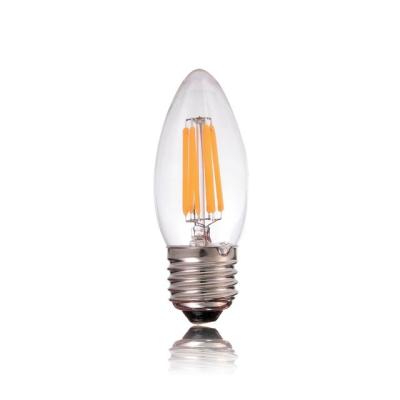 China C35 hotel light bulb 250lm 3.5w amber decoration bulb led filament bulb for festival lamps for sale