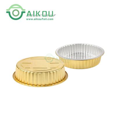 China Disposable Safe/Microwave Oven/Colored Smooth Sealing Tray/Eco-friendly Aluminum Foil Food Container Aluminum Foil for sale