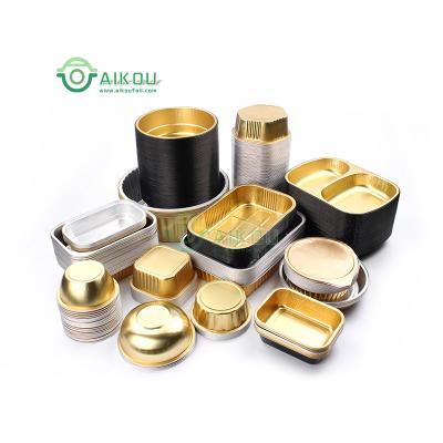 China Disposable Safe / Microwave Oven / Colored Pans / Eco - Friendly Oven Pan Foil Containers For Take Out Disposable Food Aluminum Foil Dish for sale