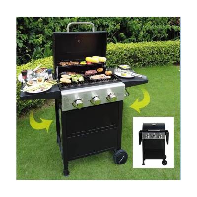 China New Arrival Easily Assembled Outdoor Portable Table Barbecue Multifunctional Bilateral Grill For Sale for sale