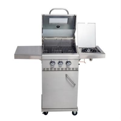 China Commercial Homemade Morden Gas BBQ Grill Machine Outdoor Gas Grill Gas Grill with Trolley for sale