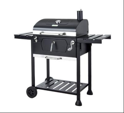 China Easily Assembled American Large Outdoor Charcoal Household Barbecue Grill Barbecue Stove Smoked BBQ Grill for sale