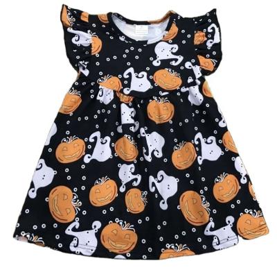 China RTS Boutique Summer Children's Pearl Dress Halloween Girls Lovely Dress Babies Boutique Wholesale Dress for sale