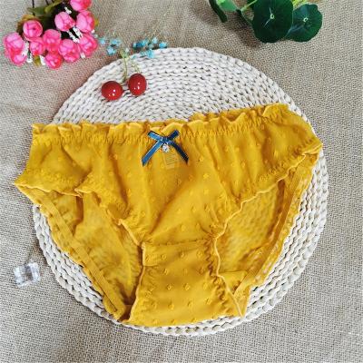 China Size E585 Antibacterial Free Women Underwear Sexy Panties Lace Up Transparent Thongs For Sex Lingerie Nightgowns for sale