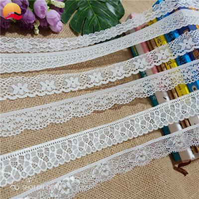 China S1785 2.5-3.2cm workable white lace trim for DIY lace dress, lace underwear and lace lingerie for sale