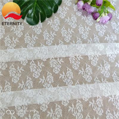 China Nylon Jacquard Textile Stretch Mesh Underwear Fabric For Wedding Dress M1747 160cm for sale