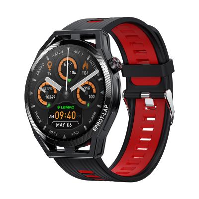 China WORLD TIME 2022 New Rotary Smart Watch LEMFO LF31 Button NFC Work IP67 Waterproof Touch Screen Wristwatch BT Calls Phone Smart Watch for sale