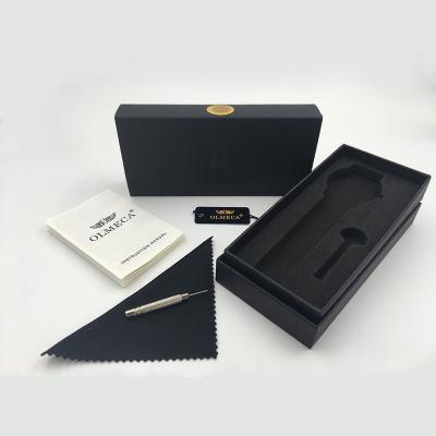 China Recyclable Custom Luxury Watch Box Gift Elegant Watch Packaging Box Cases In Stock for sale