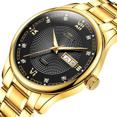 China Automatic Date Mens Watches In Stainless Steel Quartz Wristwatches Waterproof Chronograph Ralogio Masculino Watches for sale