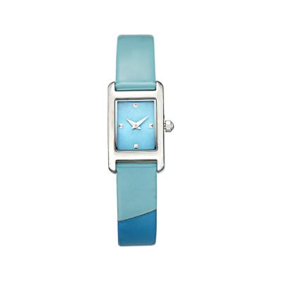 China 2018 damski de zegarek latest water resistant watch woman blue square shaped women watches reloj mujer for sale