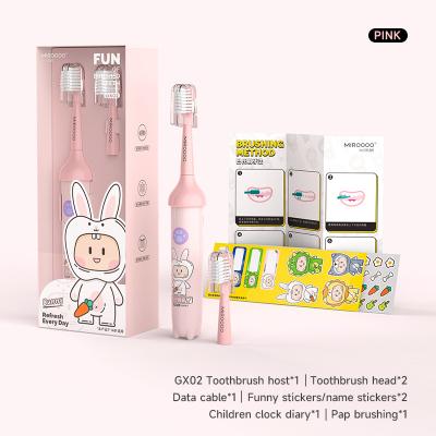 China Baby Sonic Electric Toothbrush,GX02 Sonic Waterproof Electric Toothbrush，2 Min Smart Timer  Children Electric Toothbrush zu verkaufen