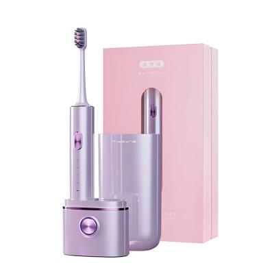 中国 Wholesale Waterproof Tooth Brush Automatic Wireless Charging Ultrasonic Travel UV Case 販売のため