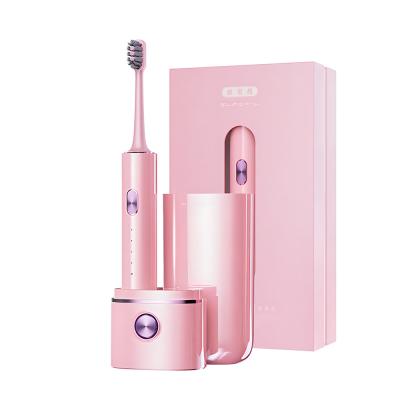 中国 Wireless Charging Electric Toothbrush With Adjustable Modes And Deep UV Sterilization 販売のため