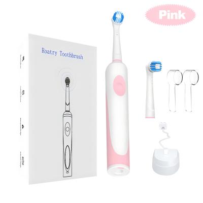 China 360 Rotating EU Patent Wireless Rechargeable Round Brush Heads Electric Toothbrush for sale