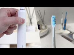 IPX7 Soft Bristles Rotating Electric Toothbrush Rechargeable For Gum Protection