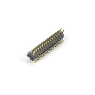 China Custom 2.00mm 2*16 Pin Header SMT PCB In Dual Row DIP Header Connector In Right Angle for sale