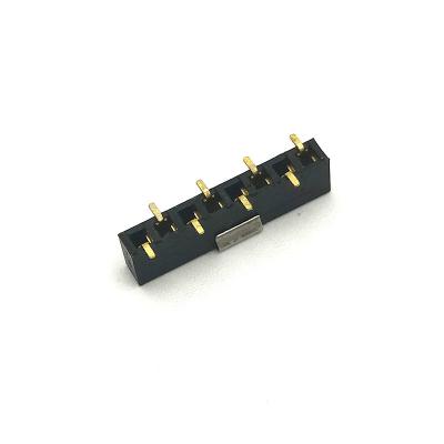 China PCB Custom 0.100'(2.00mm) SMT Single Pin Row Gold Plated 1p-40P PCB Pin Header Female Connectors for sale