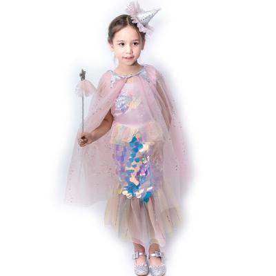 China Wholesale Breathable Girl's Princess Costume Tulle Cape For Kids for sale