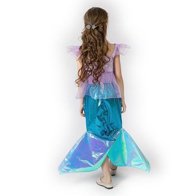 China Breathable Carnival Kids Clothes Girls Costume Niuniu Dad Mermaid Birthday Dress for sale