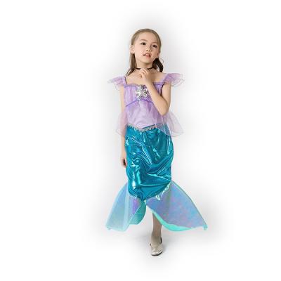 China Little Kids Ariel Dress Baby Mermaid Breathable Girls Mermaid Costume for Girls for sale