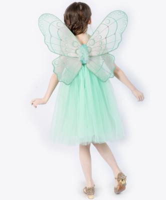 China Children Girls Halloween Butterfly Fairy Wing Cosplay Costume Kids Cartoon Character Breathable Costume for sale