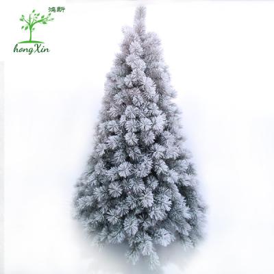 China White Pine Home Premium Needlework Festival Decoration Christmas Decoration Snowy Flocking Artificial Tree for sale