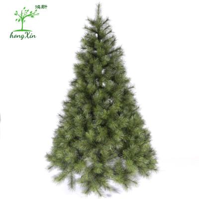 China Festival Decoration Factory Price 7ft Modern Home Artificial Pine Needle Christmas Decoration Tree For Home Decor for sale