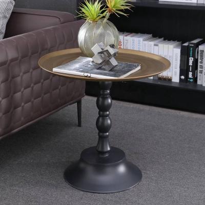 China Hotel Table Antique Brass Steel Side Tea Coffee Table Contemporary Home Furniture New Design for sale