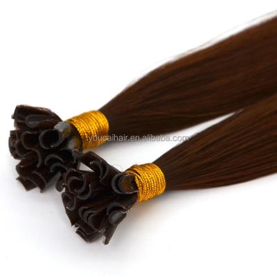 China European and American style Natural u tip indian hair i tip human hair extensions  u tip human hair extensions for sale