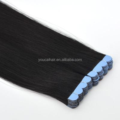 China European and American style The factory directly customized tape ins extensions raw hair tape in hair for sale