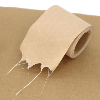 China Cardboard Gasket Self Reinforced Kraft Activated Adhesive Paper Tape Bonded With Tape for sale