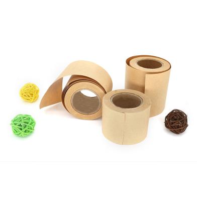 China Cardboard Sealing Custom Printed Kraft Paper Adhesive Tape Custom Reinforced for sale