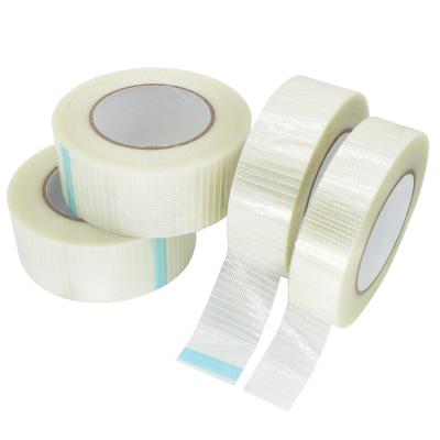 China Waterproof High Strength High Temperature Heat Resistant Double Sided Adhesive Self Adhesive Fiberglass Tape Self Adhesive Tape for sale