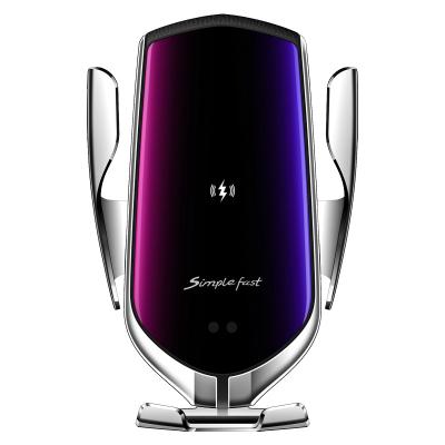 China Scooter Factory Wholesale Top Selling Qi Fast Fast Wireless Charger TYPE C Port 10w Car Phone Holder R2 for sale