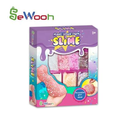 China Mud Powder and Mud Accessories Kids Playdough Mud Props Girls DIY Mud Making Kit for sale