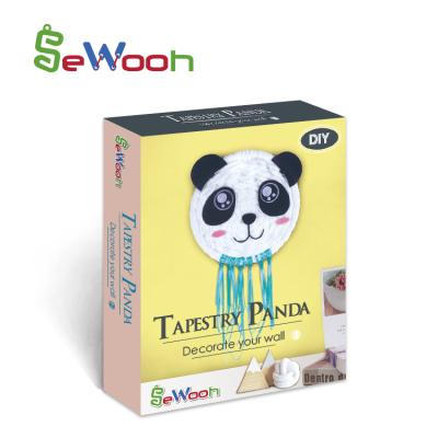 China Panda Craft 2020 DIY Kit Panda Creative Decorative Sewing Wall Art Toy for Kids and Adults for sale