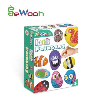 China DIY Painting Kids Rock Painting Kit For Children for sale